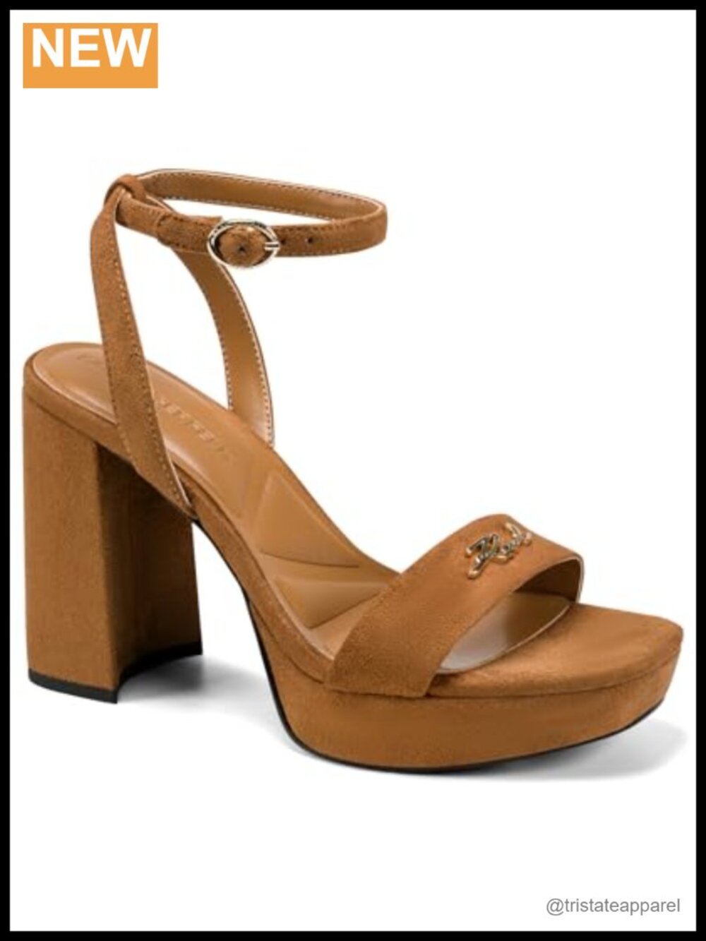 KARL LAGERFELD Sleek Minimal Everyday Refined Platform Sandal